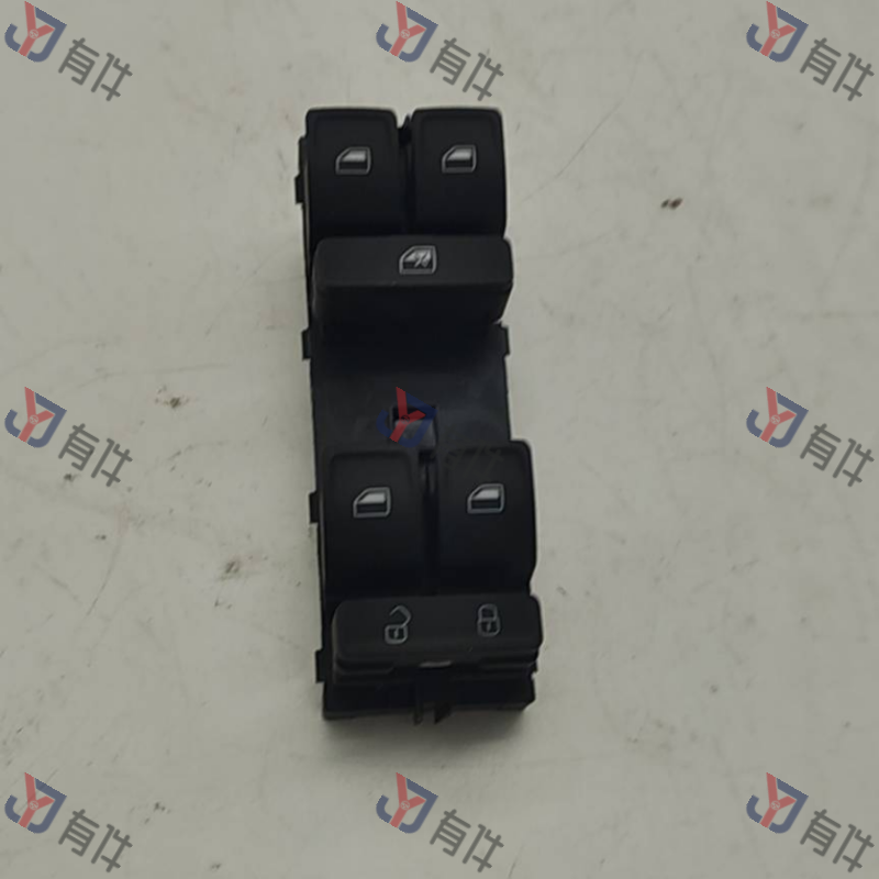 34D959857B | 大众 前门玻璃升降开关（左） 4s库存件