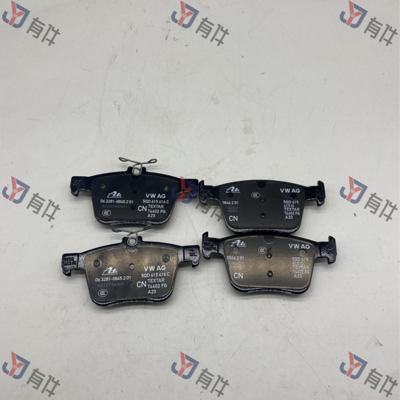 5QD698451J | VW大众 一套盘式制动器用制动摩擦片 4s库存件