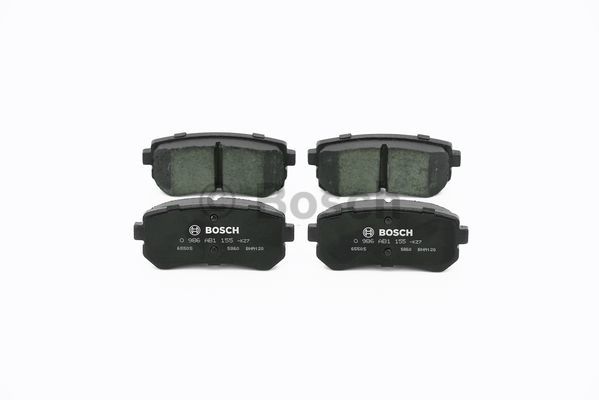 东南 DX3 2018款 1.5L 手动舒适型(4A91) 博世 0986AB1155 后刹车片 长度:93mm;高度:41.1mm;厚度:15.3mm 