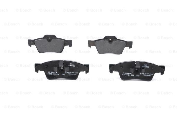 奔驰 GLE新能源 2022款 GLE 350 e 4MATIC(274 920) 博世 0986494256 后刹车片 长度:140.7/141.9mm;高度:51.9/52.7mm;厚度:17.8mm 