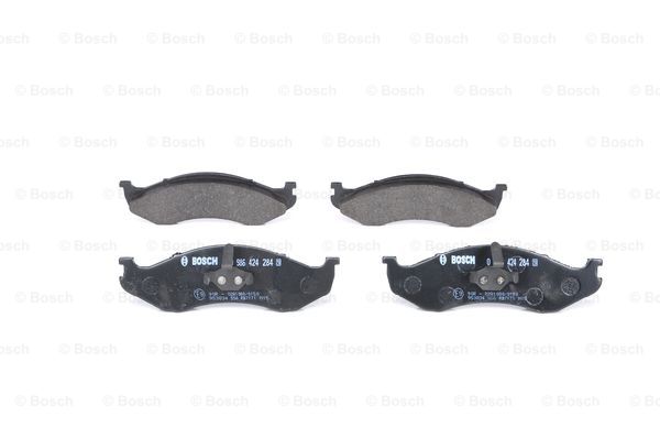 Jeep 牧马人 2010款 3.8L 两门版 Rubicon(EGT) 博世 0986424284 前刹车片 长度:176.9mm;高度:54.5mm;厚度:16.2mm 