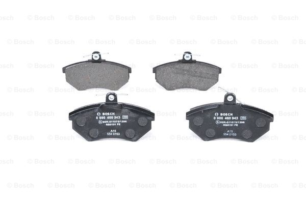 SWM斯威汽车 SWM斯威G01 2018款 1.5T 手动傲UP(DG15T) 博世 0986460943 前刹车片 长度:118.9mm;高度:59.5mm;厚度:16mm 