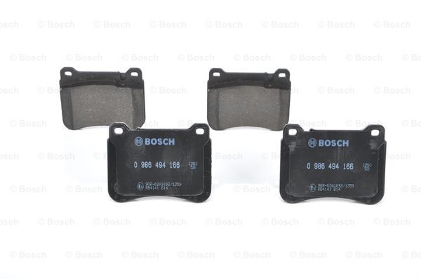 奔驰 GLE新能源 2022款 GLE 350 e 4MATIC(274 920) 博世 0986494166 前刹车片 长度:101.8mm;高度:79.7mm;厚度:16.5mm 