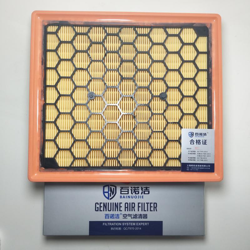 荣威 科莱威CLEVER 2022款 311km元气啵啵版 百诺洁 BNJ-K1305U 空气滤芯 长度:290;宽度:258;高度:43 