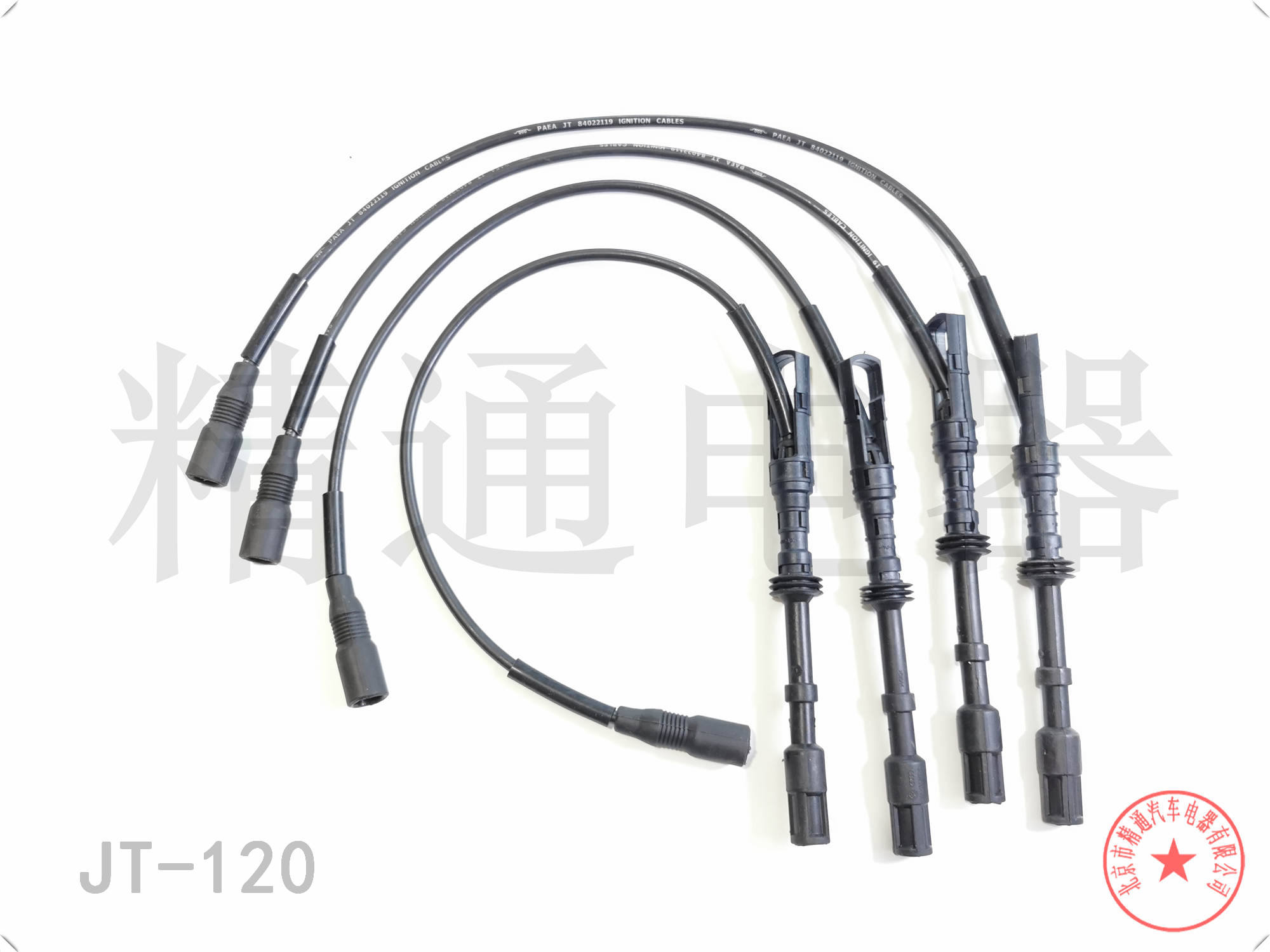 大众 辉昂 2018款 改款 480 V6 四驱豪华旗舰版(CRE) 北京精通电器 JT-120 高压分缸点火线 点火线条数:4;电缆长度:500;电缆长度1:500;电缆长度2:500;电缆长度3:550 原装品质   配套级别   精益求精   选择精通