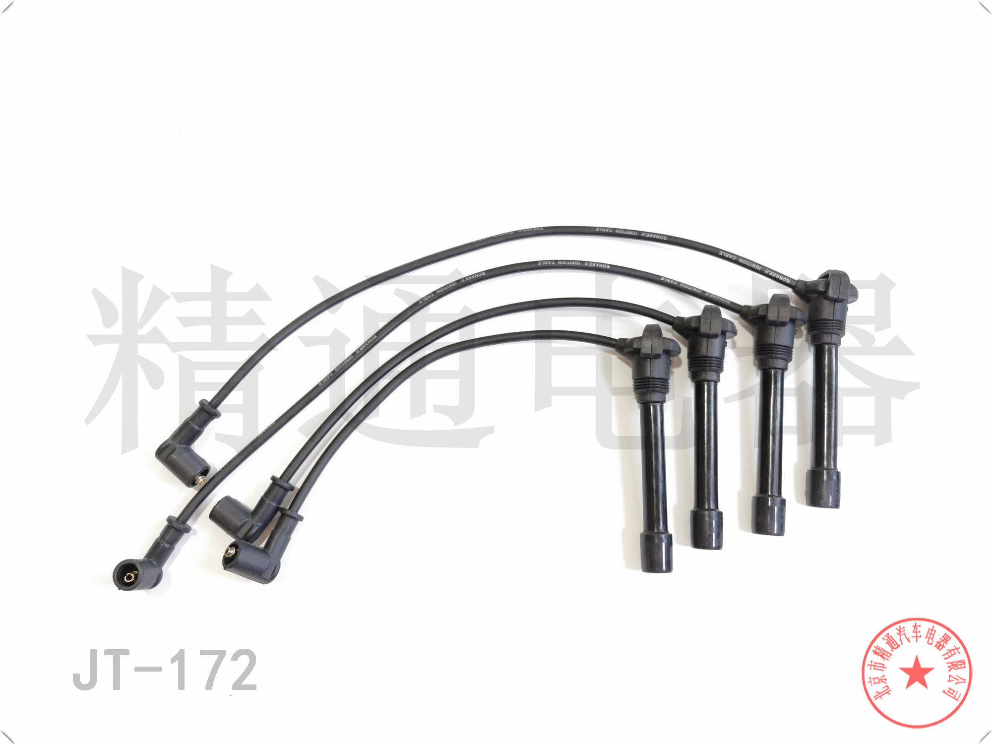 菲亚特 菲亚特Uno 2015款 基本型 北京精通电器 JT-172 高压分缸点火线 点火线条数:4;电缆长度:280;电缆长度1:320;电缆长度2:460;电缆长度3:570 原装品质   配套级别   精益求精   选择精通