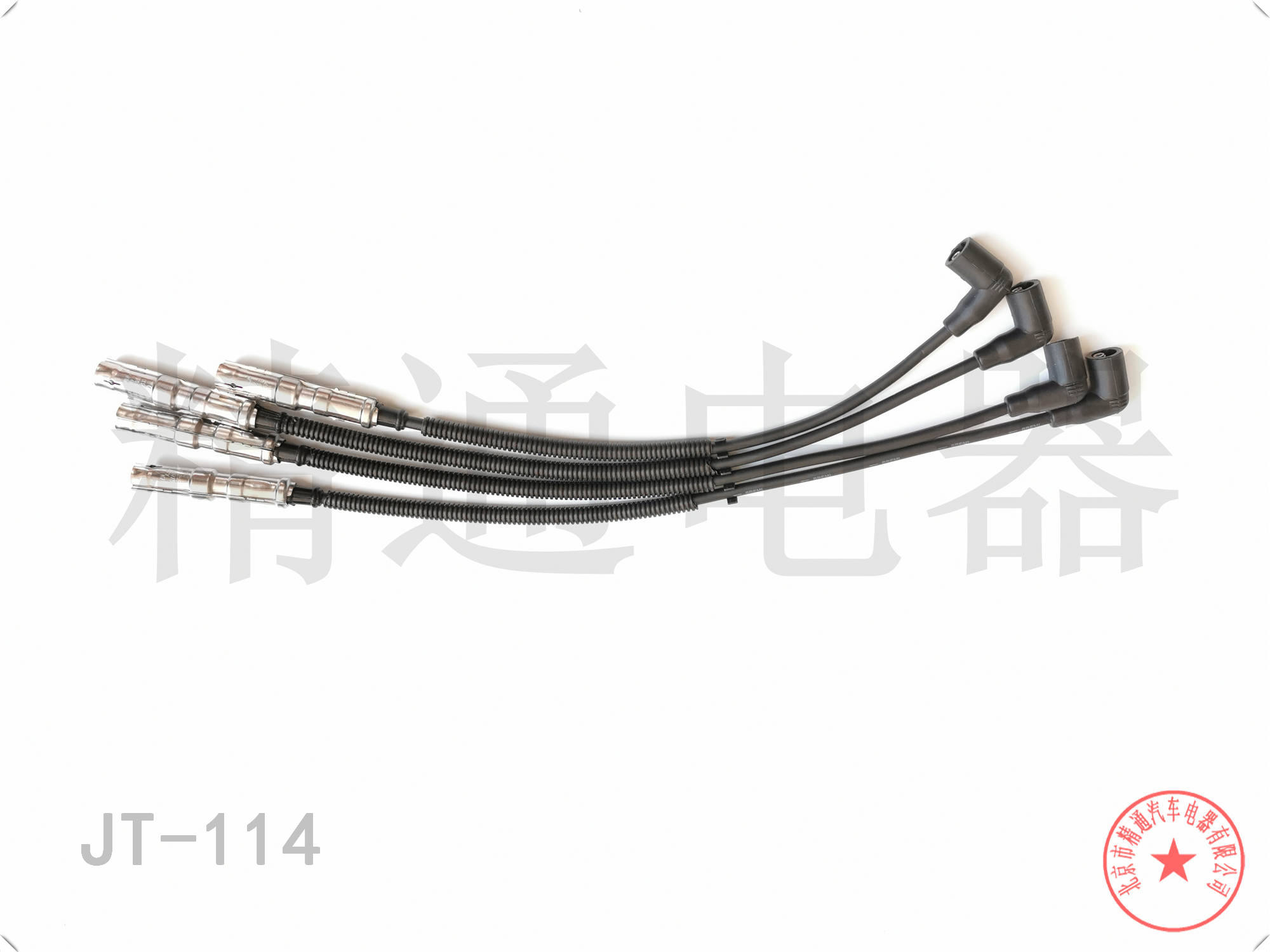大众 辉昂 2018款 改款 480 V6 四驱豪华旗舰版(CRE) 北京精通电器 JT-114 高压分缸点火线 点火线条数:4;电缆长度:400;电缆长度1:450;电缆长度2:550;电缆长度3:550 原装品质   配套级别   精益求精   选择精通