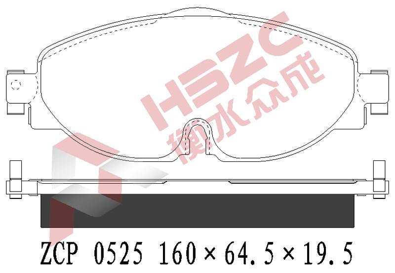 奥迪 Q2L e-tron 2022款 Q2L e-tron 纯电智享型 众 成 ZCP 0525 前刹车片  