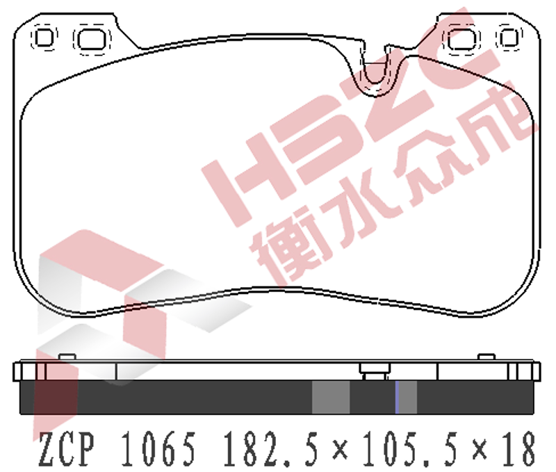 宝马 M8 2022款 M8 双门轿跑车 雷霆版(S63B44B) 众 成 ZCP 1065 前刹车片  