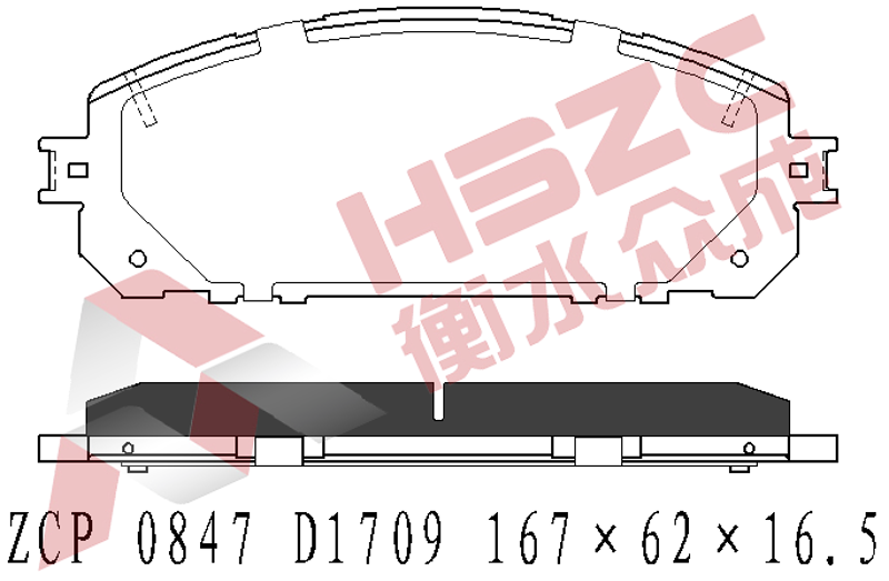 Jeep 自由光 2020款 2.0T 两驱领先版(46338538) 众 成 ZCP 0847 前刹车片  