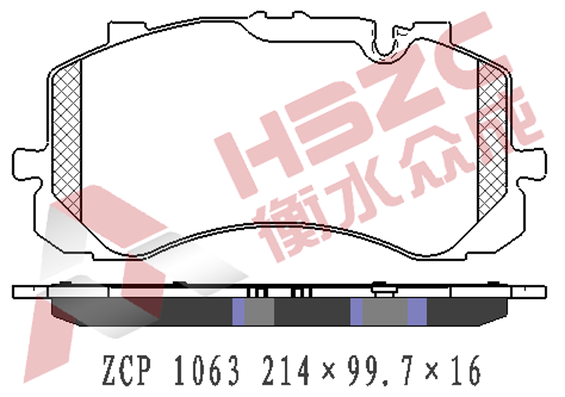 宾利 添越 2022款 4.0T V8 S(DCU) 众 成 ZCP 1063 前刹车片  
