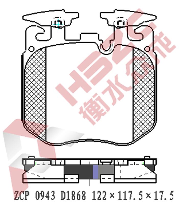宝马 X7 2020款 xDrive40i 行政型豪华套装(B58B30C) 众 成 ZCP 0943 前刹车片  
