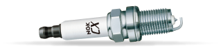 Jeep 指挥官经典 2008款 4.7(EVA ) NGK 136CX 火花塞 端子:一体;六角尺寸（mm）:16;中心电极:白金;螺纹直径（mm）:14;外侧电极:-;螺纹长度（mm）:19;外侧电极极数:1极 CX贵金属火花塞(超值性能款)