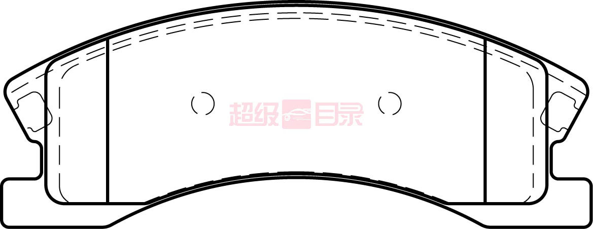Jeep 大切诺基(进口) 2002款 4.7L 5挡手自一体(EVA ) 南京雷电 F-1251003 前刹车片 宽度:157.7;高度:60.5;厚度:19.3 