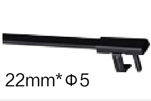 奔驰 S级 2008款 S 500 L 4MATIC(273968) 迈清 5号/27寸 前雨刮片 雨刮尺寸[mm]:27/675;接口类型:5号;产品组合:单支;厂商接口:5号 