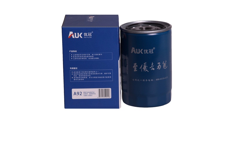开瑞 K50 2016款 K50S 1.5L 自动豪华型(SQRD4G15C) 优冠 A92 机滤 高度:126;外径:80;螺纹尺寸:3/4-16 