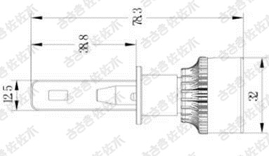 Jeep 指挥官经典 2008款 4.7(EVA ) 佐佐木 CZY04001 远光灯泡 电压:12V;功率:55W 6500K