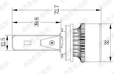 Jeep 指挥官经典 2008款 4.7(EVA ) 佐佐木 CZY04009 近光灯泡 电压:12V;功率:55W 6500K