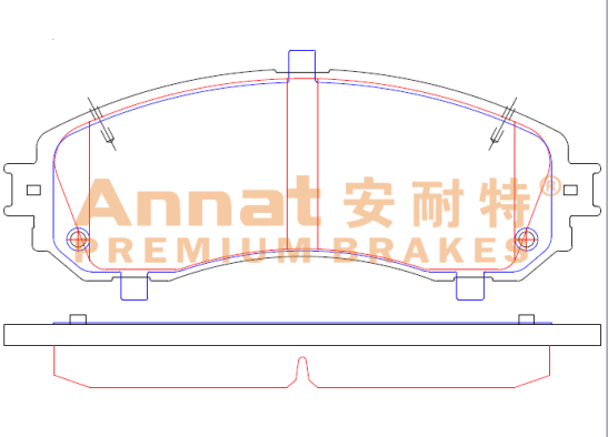长安 逸动新能源 2022款 EV460 智焕网约版 磷酸铁锂 安耐特 AN2019 前刹车片 宽度:157;高度:56;厚度:17 