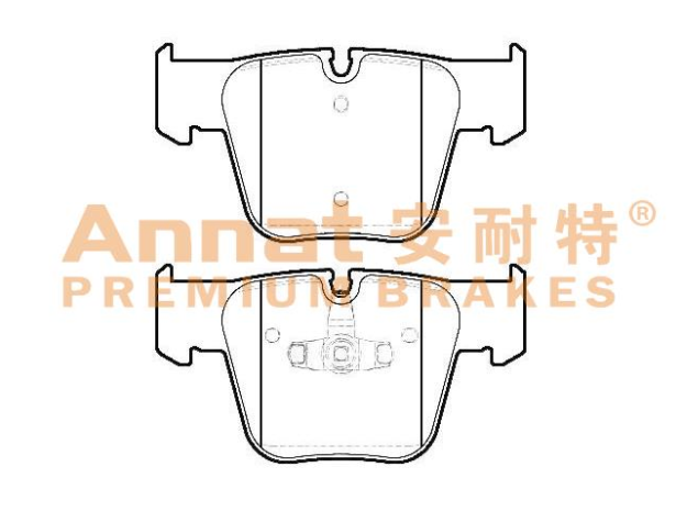 奔驰 S级AMG 2010款 S 63 6.2 手自一体(156984) 安耐特 AN2129 前刹车片 宽度:138.6;高度:73.5;厚度:16.7 