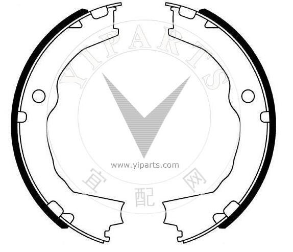 凯迪拉克 CT5(海外) 2021款 CT5-V Blackwing 高科制动 GS977-1638 驻车制动蹄片  