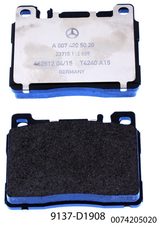 迈巴赫 迈巴赫 2011款 5.5T 57(M275) 高科制动 GD1908-9137R 后刹车片  