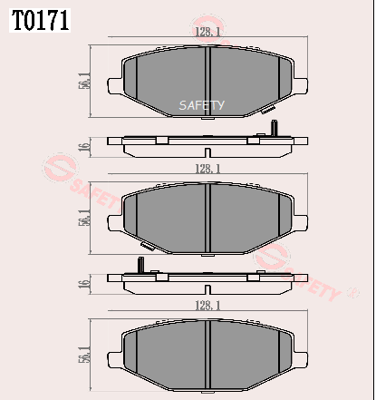 吉利汽车 缤越 2019款 运动款 260T DCT游侠 国V(JLH-3G15TD) 中本 赛福特 SF1244 前刹车片  