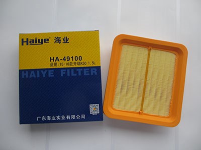开瑞 K50 2016款 K50S 1.5L 自动豪华型(SQRD4G15C) 海业 HA-49100 空气滤芯  