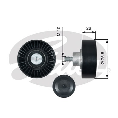 大众 途锐 2015款 3.0TSI R-Line 豪华型(CJT) 盖茨 GTA5085 发动机皮带惰轮 系统:附件系统;类别:惰轮;Manual:0;带轮材质:塑料轮 