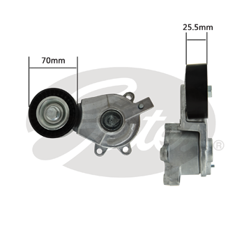 Jeep 指南者 2019款 200TS 自动高性能四驱-互联大屏版(M096) 盖茨 GTA1005 发动机皮带涨紧轮 系统:附件系统;类别:张紧轮;Manual:自动张紧轮;带轮材质:塑料轮;净重(g):855g 
