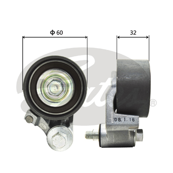 荣威 荣威750 2011款 2.5L 750FL NAVI豪雅版(25K4F) 盖茨 GTS5007 正时惰轮 系统:正时系统;类别:惰轮;Manual:0;带轮材质:塑料轮;净重(g):530g 