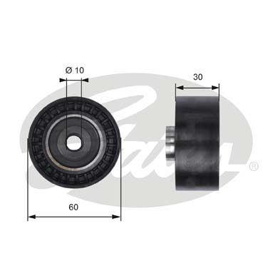 东风 御轩 2009款 2.0L 手动行政型(PSA RFN 10 LH3X) 盖茨 GTS5014 正时惰轮 系统:正时系统;类别:惰轮;Manual:0;带轮材质:塑料轮;净重(g):210g 