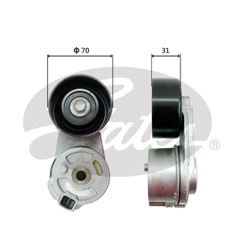 凯迪拉克 SRX 2011款 3.0L 豪华型(LF1) 盖茨 GTA1177 发动机皮带涨紧轮 系统:附件系统;类别:张紧轮;Manual:自动张紧轮;带轮材质:塑料轮 