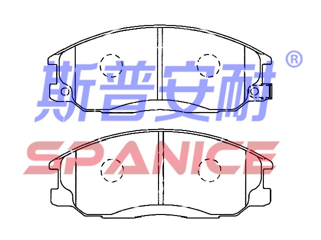荣威 荣威RX8 2019款 30T 两驱超群旗舰版(20L4E) 通达 SP147 前刹车片 宽度:149;高度:58;厚度:17.5 D864