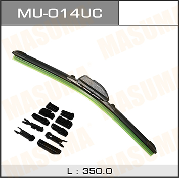 猎豹汽车 猎豹CS10 2017款 2.0T 手动新锐型(4G63S4T) 玛速玛 MU-014UC 后雨刮片 雨刮尺寸[mm]:14/350;产品组合:单支;厂商接口:多功能接口new 