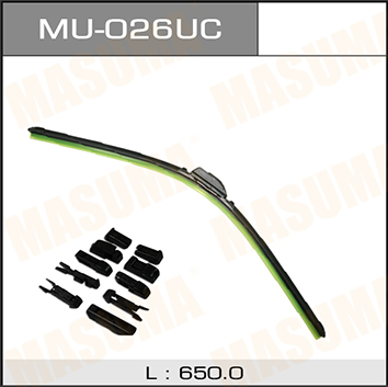 Jeep 自由光 2017款 2.0L 优越版(M095) 玛速玛 MU-026UC 后雨刮片 雨刮尺寸[mm]:26/650;产品组合:单支;厂商接口:多功能接口new 