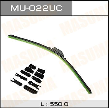Jeep 指南者(进口) 2013款 2.4L 四驱豪华版(B) 玛速玛 MU-022UC 后雨刮片 雨刮尺寸[mm]:22/550;产品组合:单支;厂商接口:多功能接口new 