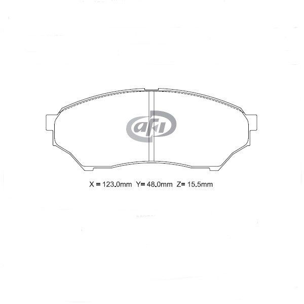 猎豹汽车 猎豹CS7 2009款 艺术版 2.0L 手动舒适 2WD(4G94) AFI D 6089 前刹车片  