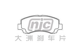 长安凯程 长安之星7 2014款 1.4L基本型E14V 大洲 DZ9008 前刹车片 宽度:120.8;高度:53.4;厚度:15 新款长安之星前片