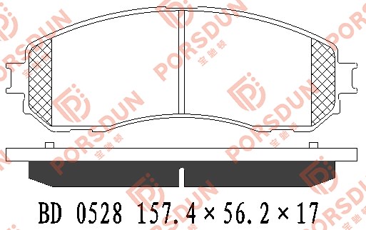 长安 逸动新能源 2022款 EV460 智焕网约版 磷酸铁锂 宝驰顿 BD 0528 前刹车片  