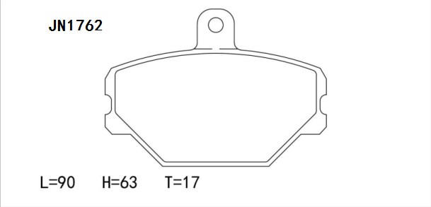新雅途 新雅途 2007款 T1 1.3L 五挡手动 国II(RN413EF3) 匠能 JN1762 前刹车片  
