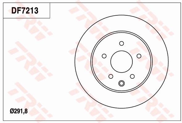 日产 奇骏 2015款 2.5L CVT领先MAX版 4WD(QR25DE) TRW DF7213 后刹车盘 制动盘类型:实心盘;直径（毫米）:291,8;制动盘厚度（毫米）:16;最小厚度（毫米）:14;定心直径（毫米）:68;高度（毫米）:62;孔的数量1:5;螺纹尺寸:12.8;孔所在圆周直径（毫米）:114,3;EAN编码:3322937421862 