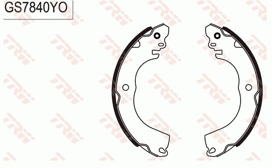 启辰 D50 2015款 1.6L 手动豪华版(HR16DE) TRW GS7840 后刹车片 直径（毫米）:203,2;宽度（毫米）:31,5;EAN编码:3322937316991 