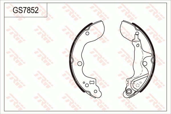 长安欧尚 欧力威 2015款 1.2L 手动畅享型(JL473QA) TRW GS7852 后刹车片 直径（毫米）:219,4;宽度（毫米）:36,5;EAN编码:3322937317103 