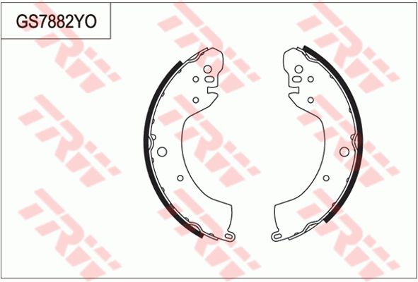 东风小康 C71 2021款 1.6L LV0基本型 TRW GS7882 后刹车片 宽度（毫米）:42;直径（毫米）:240;EAN编码:3322937317400 