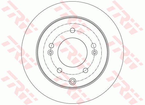 现代 朗动 2015款 1.8L 自动尊贵型(G4NB) TRW DF7819 后刹车盘 表面:已油漆的;制动盘类型:实心盘;直径（毫米）:262;制动盘厚度（毫米）:10;最小厚度（毫米）:8,4;孔的数量1:5;定心直径（毫米）:76;高度（毫米）:63,7;螺纹尺寸:12,5;孔所在圆周直径（毫米）:114,3;制动鼓直径:168;颜色:黑色;EAN编码:3322938086527 