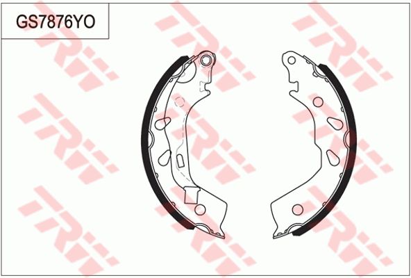 日产 玛驰 2010款 1.5L 自动易智版(HR15DE) TRW GS7876 后刹车片 直径（毫米）:180;宽度（毫米）:27,3;EAN编码:3322937317349 