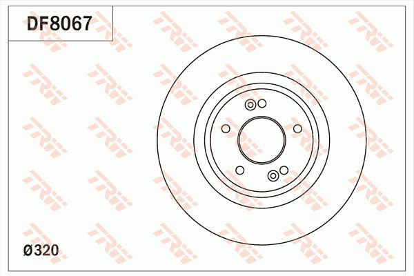现代 全新胜达(进口) 2013款 2.2T 四驱舒适导航版 7座(D4HB) TRW DF8067 前刹车盘 制动盘类型:通风盘;制动盘厚度（毫米）:28;直径（毫米）:320;孔所在圆周直径（毫米）:114,3;孔的数量1:5;定心直径（毫米）:69;高度（毫米）:49,1;螺纹尺寸:12.5;最小厚度（毫米）:26,4;EAN编码:3322938175825 