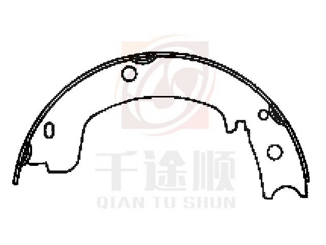 广汽传祺 传祺GA7 2015款 基本型 千途顺 QTS-48901 驻车制动蹄片  
