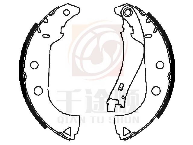 菲亚特 菲亚特Uno 2015款 基本型 千途顺 QTS-21905 驻车制动蹄片  